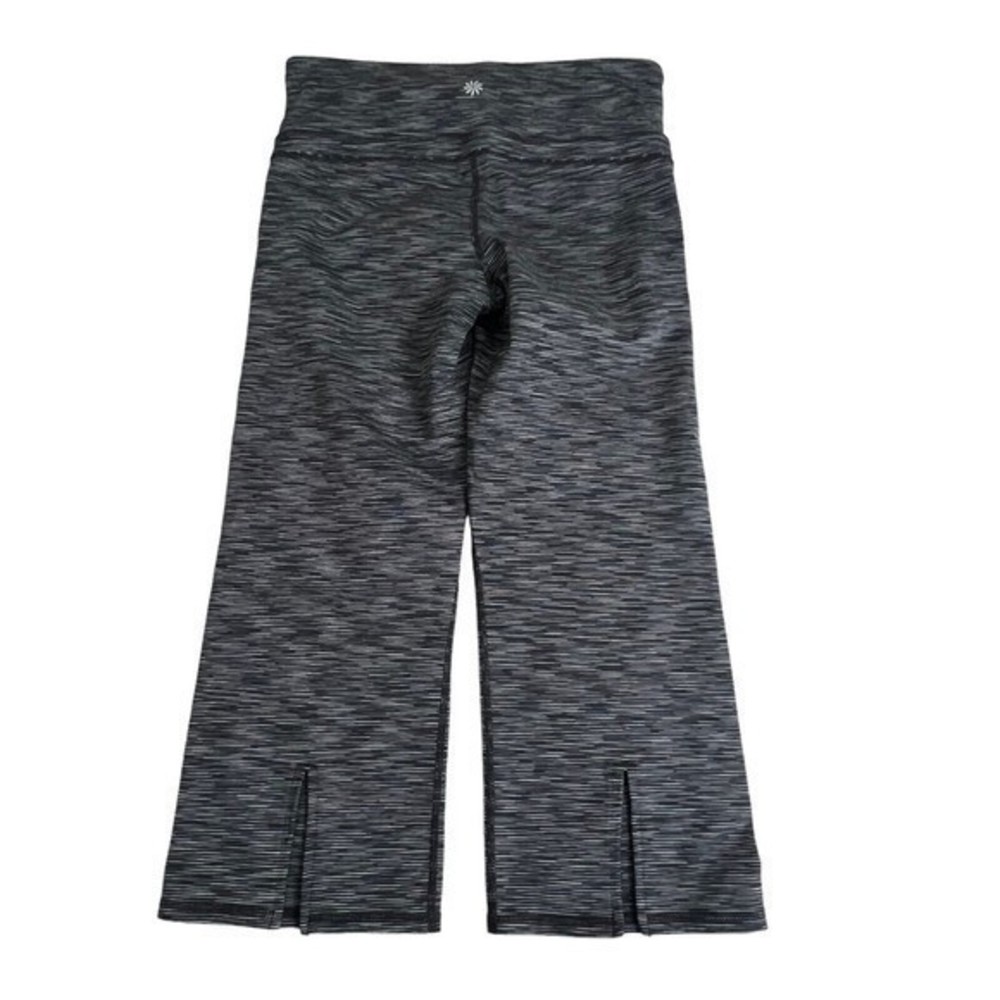 Athleta Womens Gray Space Dye Energy Power Up Capri Pants Size Medium - Picture 4 of 9
